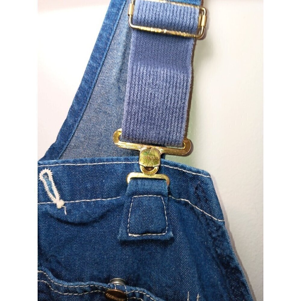 Vintage Carhartt Union Made In USA Distressed Denim Overalls Men's size 48-30 - Picture 5 of 8
